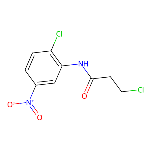N-(2-Chloro-5-nitrophenyl)-3-chloropropanamide structure