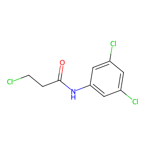 3-chloro-N-(3,5-dichlorophenyl)propanamide structure