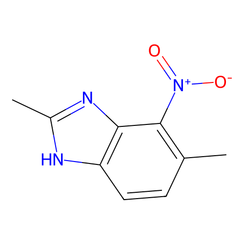 2,5-Dimethyl-4-nitro-1H-benzimidazole structure