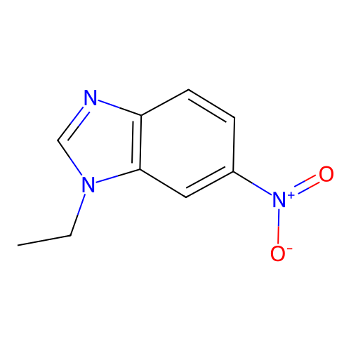 1-ethyl-6-nitro-1H-benzimidazole structure