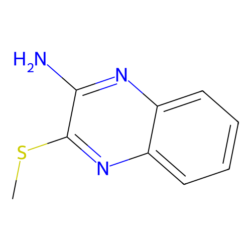 3-Methylthio-2-quinoxalinamine structure