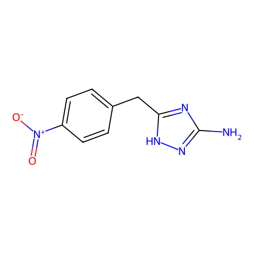 5-(4-Nitrobenzyl)-4H-1,2,4-triazol-3-amine structure