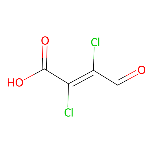 2,3-Dichloro-4-oxobut-2-enoic acid structure