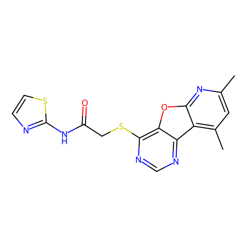 C16H13N5O2S2 structure