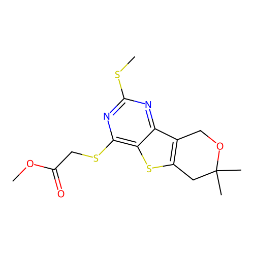 C15H18N2O3S3 structure
