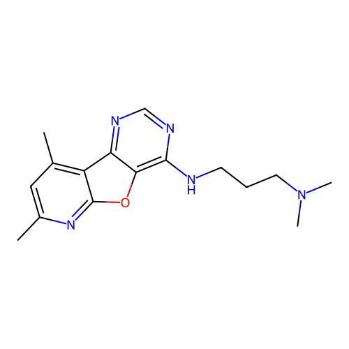 C16H21N5O structure