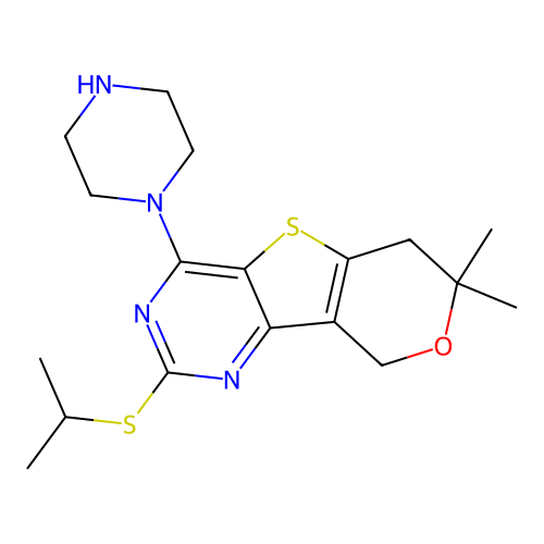 C18H26N4OS2 structure