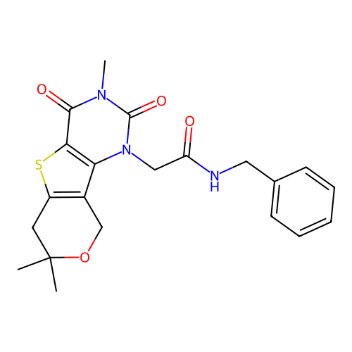 C21H23N3O4S structure