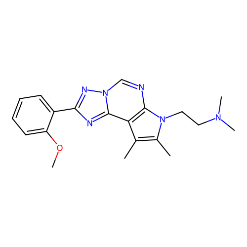 C20H24N6O structure