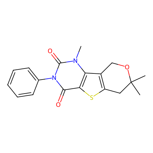 C18H18N2O3S structure