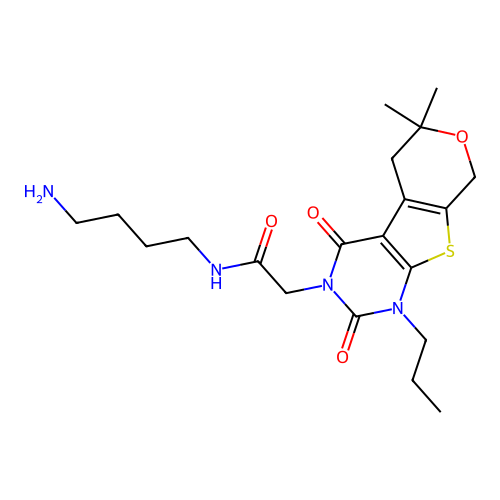 C20H30N4O4S structure