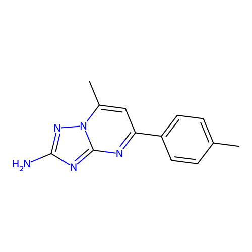7-Methyl-5-(4-methylphenyl)[1,2,4]triazolo[1,5-a]pyrimidin-2-amine structure