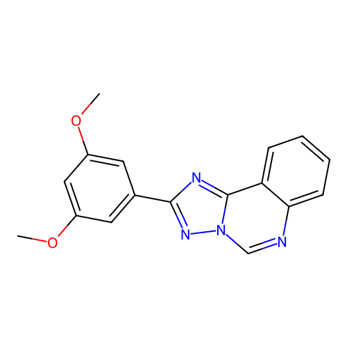 2-(3,5-Dimethoxyphenyl)[1,2,4]triazolo[1,5-c]quinazoline structure