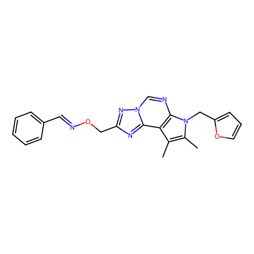 C22H20N6O2 structure