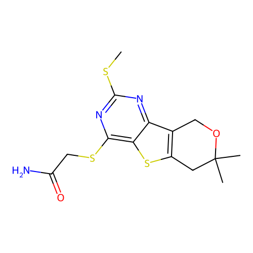 C14H17N3O2S3 structure