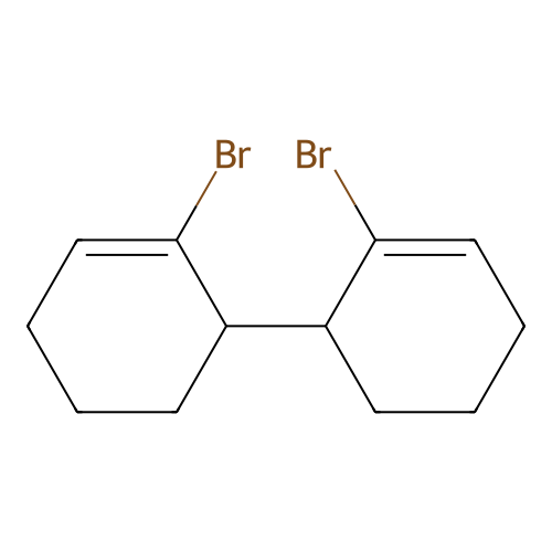 1-Bromo-6-(2-bromocyclohex-2-en-1-yl)cyclohexene structure