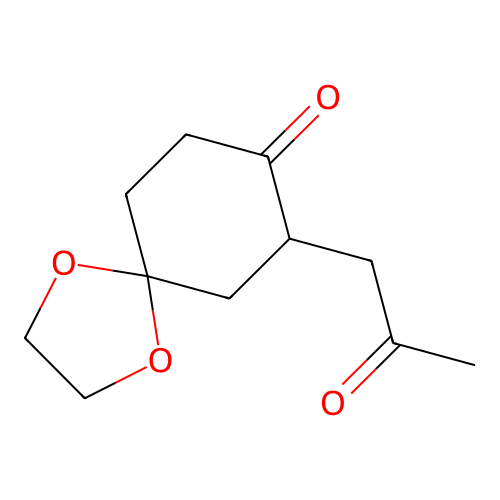 7-(2-Oxopropyl)-1,4-dioxaspiro[4.5]decan-8-one structure
