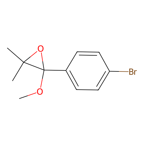 2-(4-Bromophenyl)-2-methoxy-3,3-dimethyl-oxirane structure