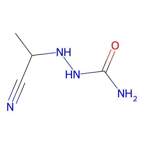 1-Cyanoethyl-semicarbazide structure