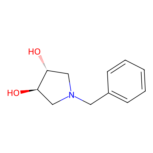 (3R,4R)-(-)-1-Benzyl-3,4-pyrrolidindiol structure