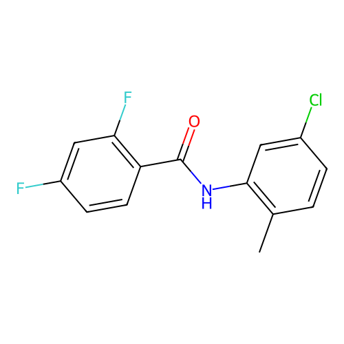 N-(5-chloro-2-methylphenyl)-2,4-difluorobenzamide structure