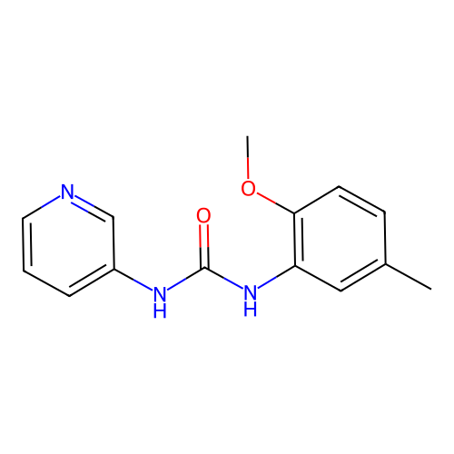 1-(2-Methoxy-5-methylphenyl)-3-pyridin-3-ylurea structure