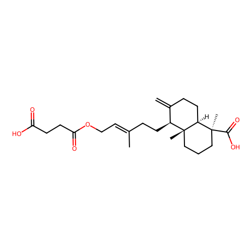 Succinylisocupressic acid structure