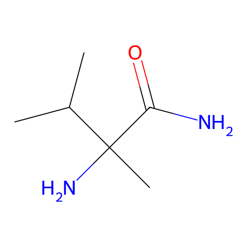 2-氨基-2,3-二甲基丁酰胺 structure