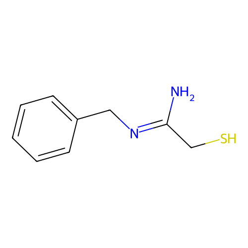 N-苄基-2-巯基乙脒 structure