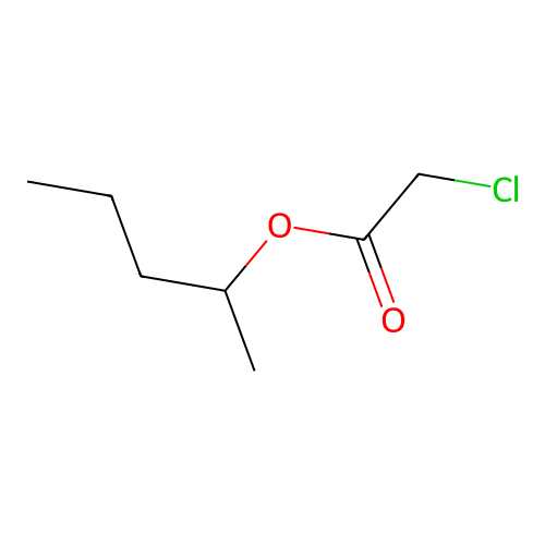 Acetic acid, chloro-, 1-methylbutyl ester structure