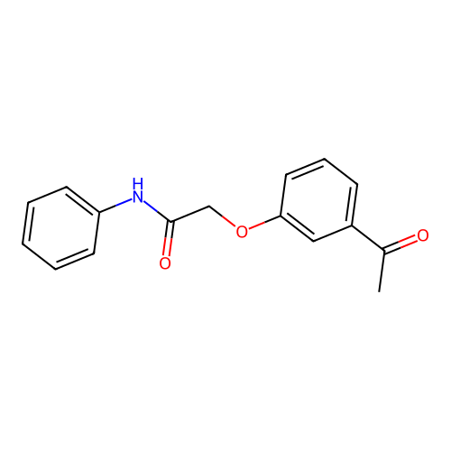 2-(3-acetylphenoxy)-N-phenylacetamide structure