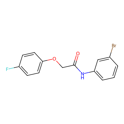 N-(3-bromophenyl)-2-(4-fluorophenoxy)acetamide structure