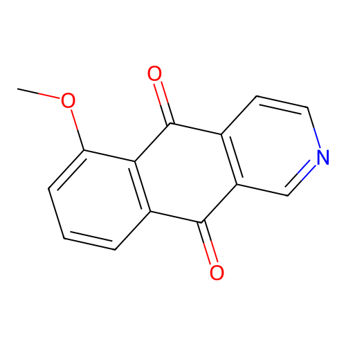 6-Methoxybenzo[g]isoquinoline-5,10-dione structure