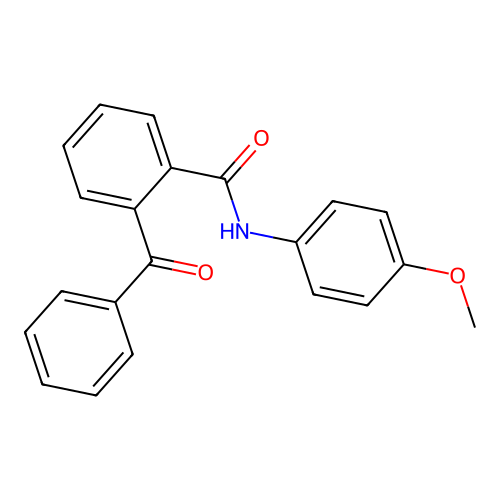 2-benzoyl-N-(4-methoxyphenyl)benzamide structure