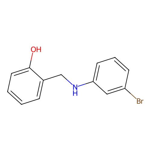 2-{[(3-Bromophenyl)amino]methyl}phenol structure