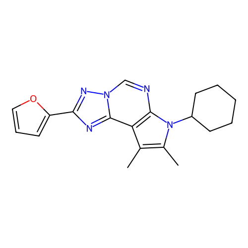 C19H21N5O structure