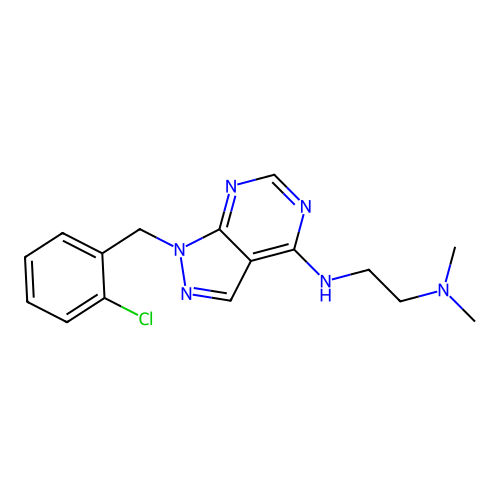 C16H19ClN6 structure