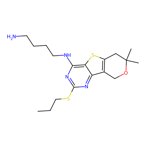 C18H28N4OS2 structure