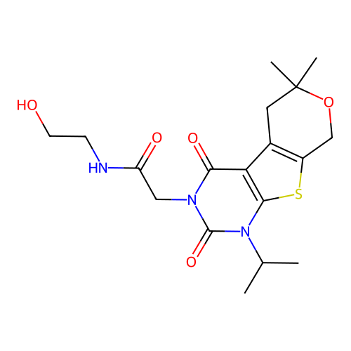C18H25N3O5S structure