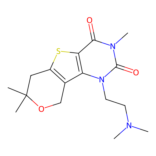 C16H23N3O3S structure