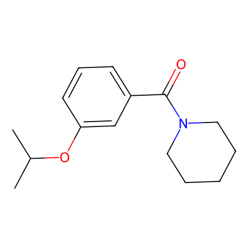 (3-Isopropoxyphenyl)(piperidin-1-yl)methanone structure