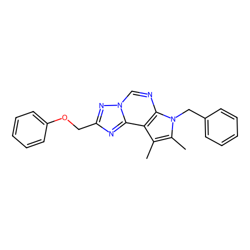 C23H21N5O structure