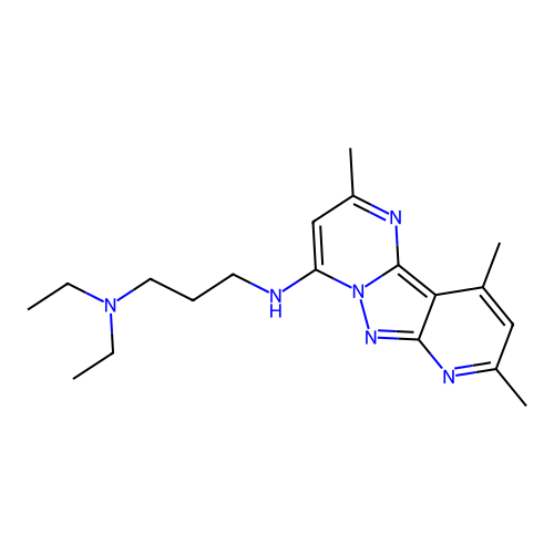 C19H28N6 structure