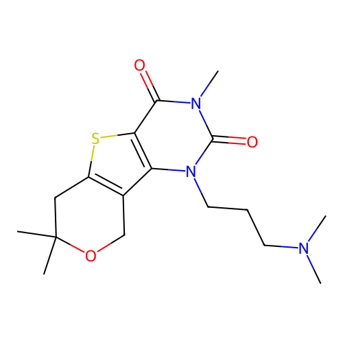 C17H25N3O3S structure