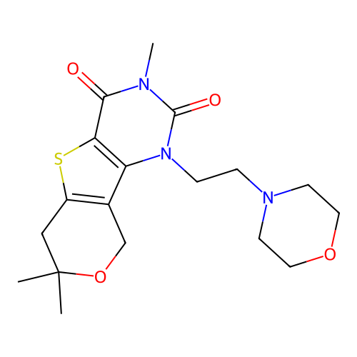 C18H25N3O4S structure