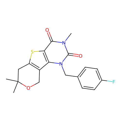 C19H19FN2O3S structure