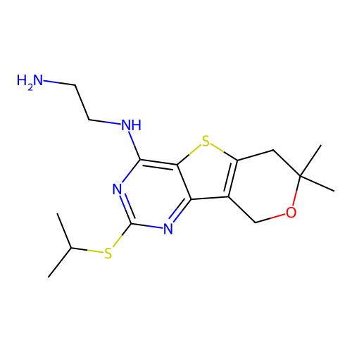 C16H24N4OS2 structure