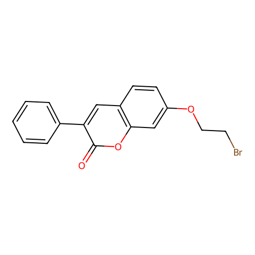 7-(2-Bromoethoxy)-3-phenylchromen-2-one structure