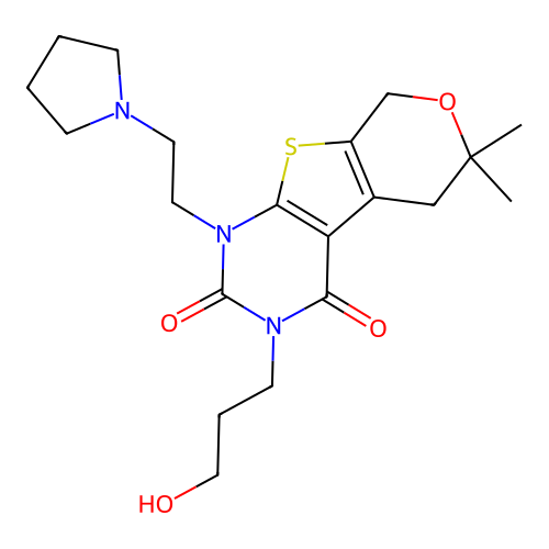 C20H29N3O4S structure