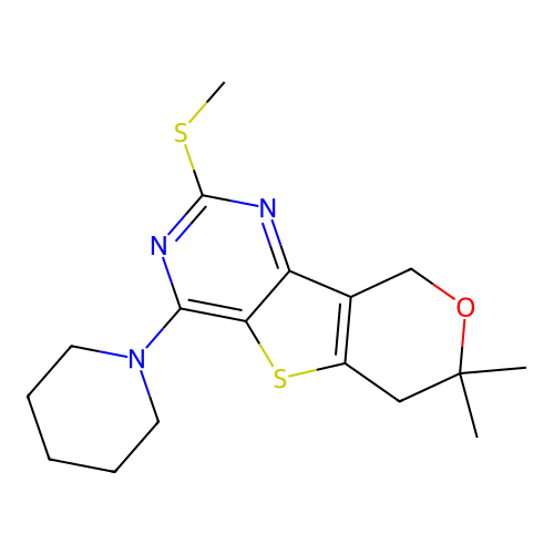 C17H23N3OS2 structure